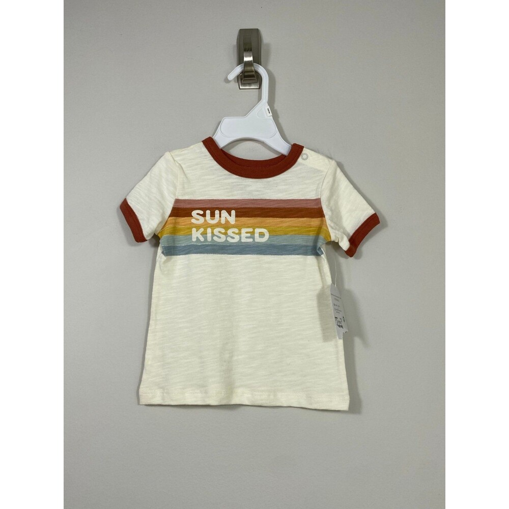 Little Co Lauren Conrad Sun Kissed Tee Rainbow Stripe 9M NWT